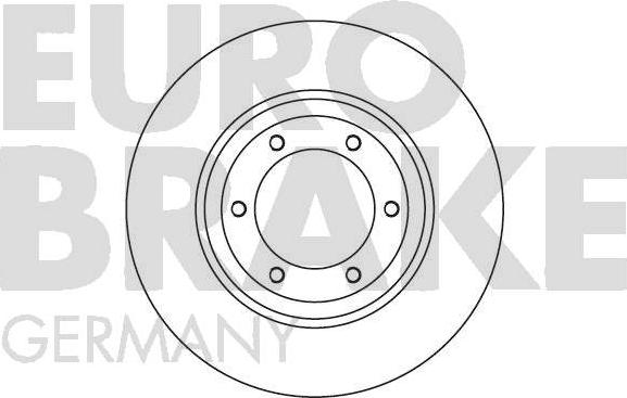 Eurobrake 5815201401 - Тормозной диск autodnr.net