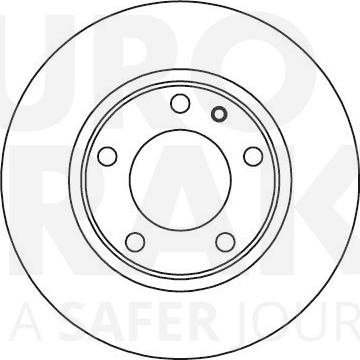 Eurobrake 5815201574 - Гальмівний диск autocars.com.ua