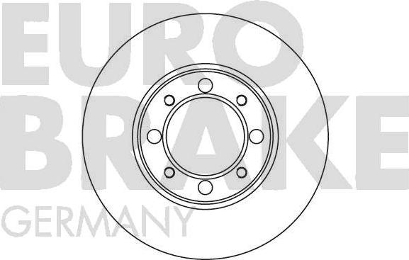 Eurobrake 5815201807 - Гальмівний диск autocars.com.ua