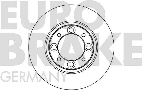 Eurobrake 5815201811 - Гальмівний диск autocars.com.ua