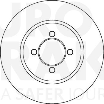 Eurobrake 5815201904 - Гальмівний диск autocars.com.ua