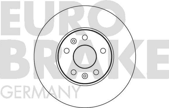 Eurobrake 5815201906 - Гальмівний диск autocars.com.ua