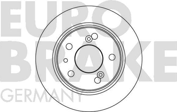 Eurobrake 5815201910 - Гальмівний диск autocars.com.ua