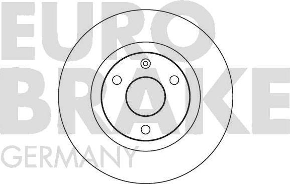 Eurobrake 5815201916 - Гальмівний диск autocars.com.ua