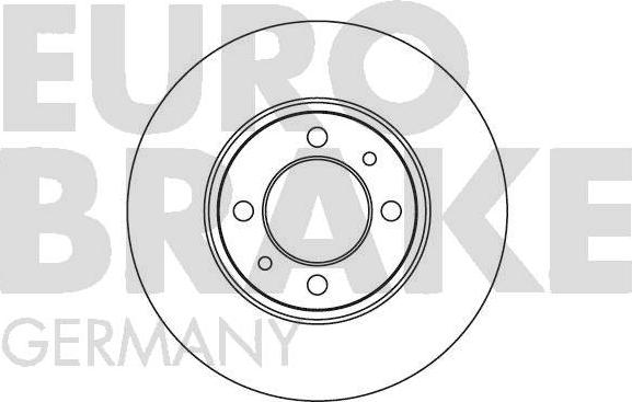 Eurobrake 5815202305 - Гальмівний диск autocars.com.ua