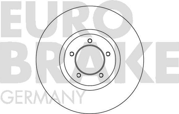 Eurobrake 5815202511 - Гальмівний диск autocars.com.ua