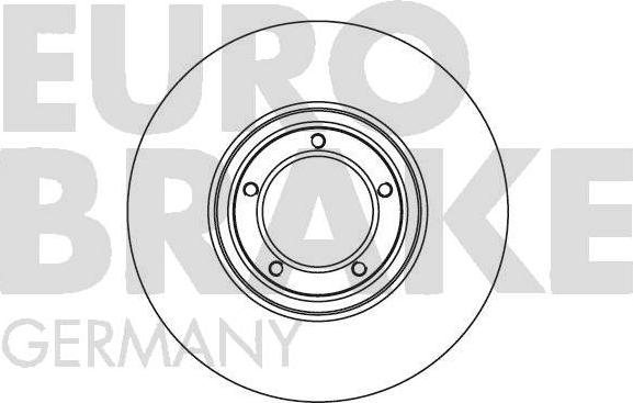 Eurobrake 5815202518 - Гальмівний диск autocars.com.ua