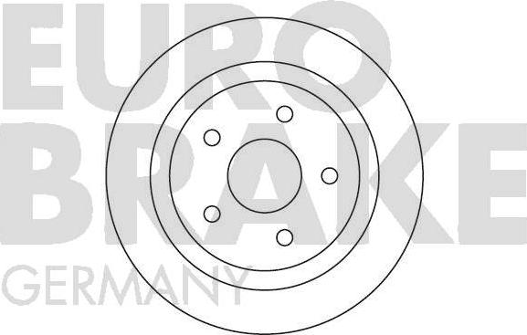 Eurobrake 5815202539 - Тормозной диск autodnr.net