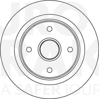 Eurobrake 5815202611 - Тормозной диск autodnr.net