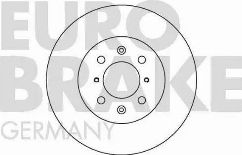 Eurobrake 5815202648 - Гальмівний диск autocars.com.ua