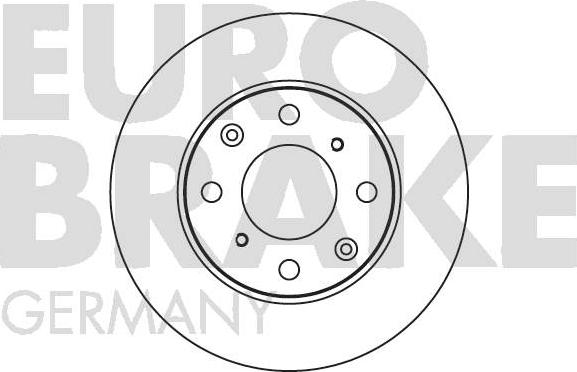 Eurobrake 5815202665 - Гальмівний диск autocars.com.ua