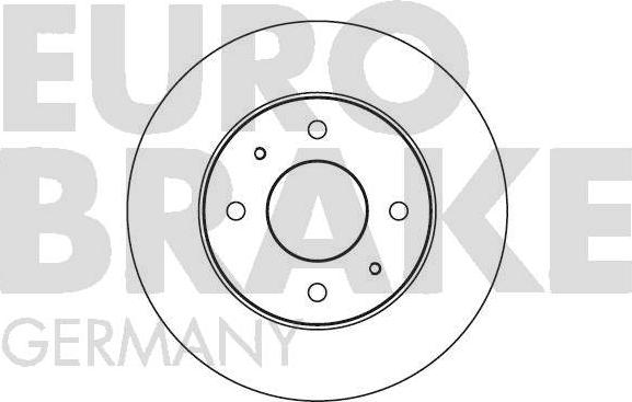 Eurobrake 5815203008 - Гальмівний диск autocars.com.ua