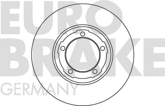 Eurobrake 5815203014 - Гальмівний диск autocars.com.ua