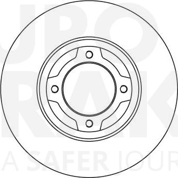 Eurobrake 5815203201 - Гальмівний диск autocars.com.ua