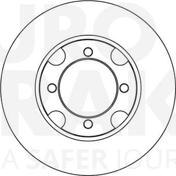 Eurobrake 5815203210 - Гальмівний диск autocars.com.ua