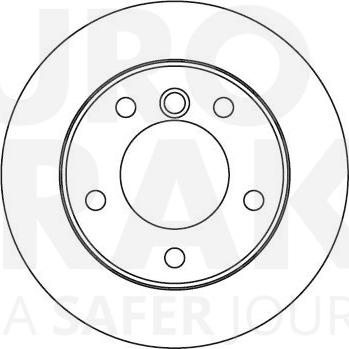 Eurobrake 5815203378 - Гальмівний диск autocars.com.ua