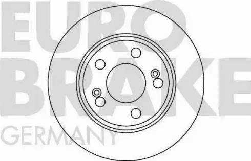 Eurobrake 5815203951 - Тормозной диск autodnr.net