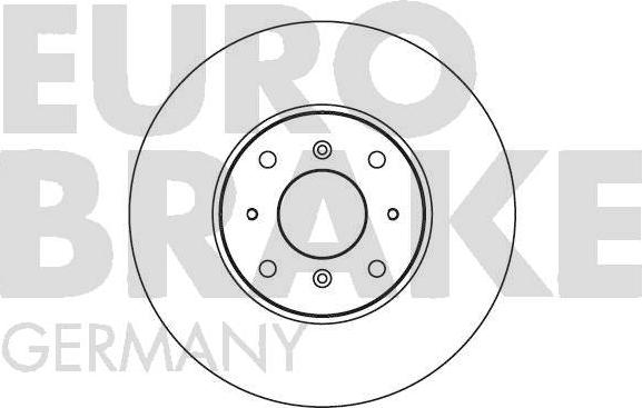 Eurobrake 5815204010 - Гальмівний диск autocars.com.ua