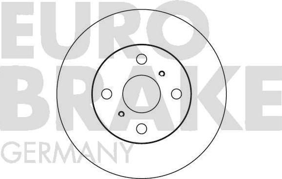 Eurobrake 5815204515 - Гальмівний диск autocars.com.ua