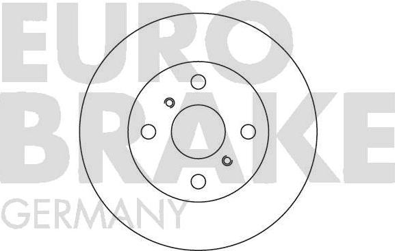 Eurobrake 5815204551 - Тормозной диск autodnr.net