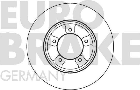 Eurobrake 5815204561 - Тормозной диск autodnr.net