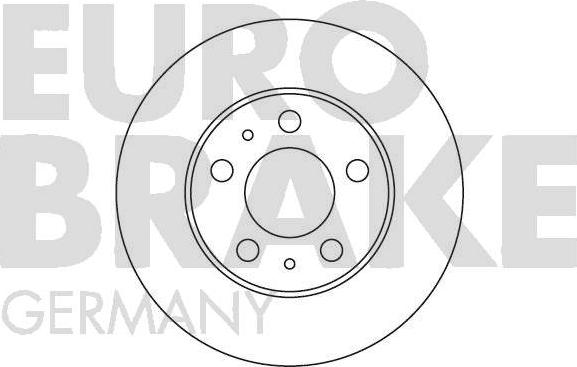 Eurobrake 5815204810 - Гальмівний диск autocars.com.ua