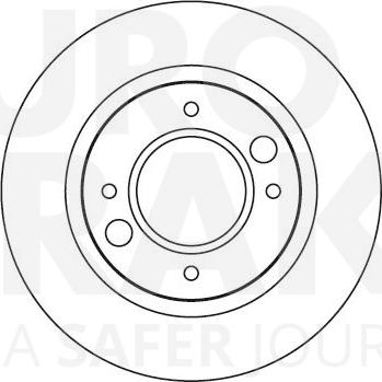 Eurobrake 5815209907 - Гальмівний диск autocars.com.ua