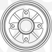 Eurobrake 5825251909 - Тормозной барабан autodnr.net