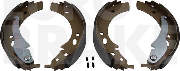 Eurobrake 58492715287 - Комплект тормозных колодок, барабанные autodnr.net