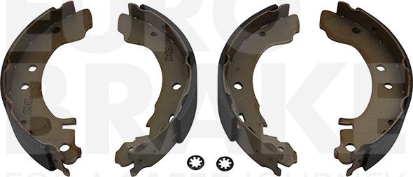 Eurobrake 58492722531 - Комплект гальм, барабанний механізм autocars.com.ua