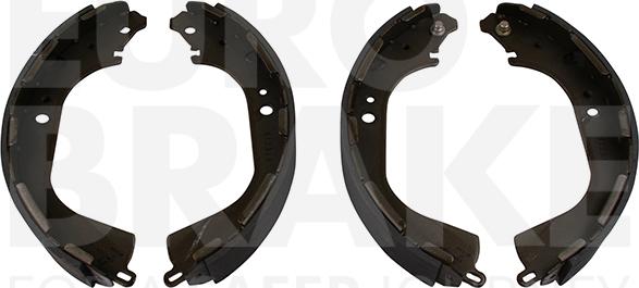 Eurobrake 58492722564 - Комплект гальм, барабанний механізм autocars.com.ua