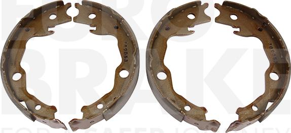 Eurobrake 58492722879 - Комплект гальм, барабанний механізм autocars.com.ua