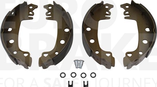 Eurobrake 58492723285 - Комплект гальм, барабанний механізм autocars.com.ua