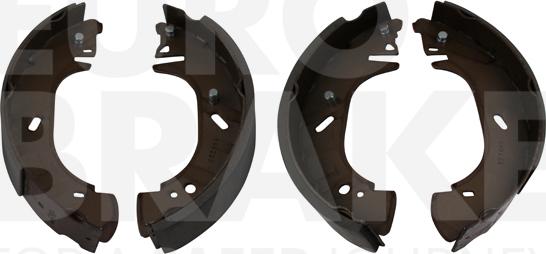 Eurobrake 58492725542 - Комплект гальм, барабанний механізм autocars.com.ua