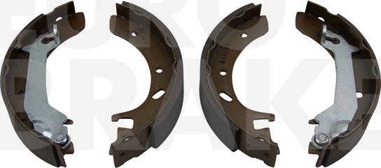 Eurobrake 58492725574 - Комплект гальм, барабанний механізм autocars.com.ua