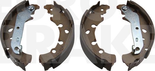 Eurobrake 58492725673 - Комплект гальм, барабанний механізм autocars.com.ua