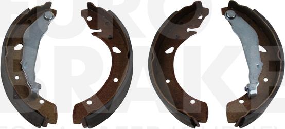 Eurobrake 58492726652 - Комплект гальм, барабанний механізм autocars.com.ua