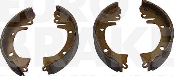 Eurobrake 58492730336 - Комплект гальм, барабанний механізм autocars.com.ua