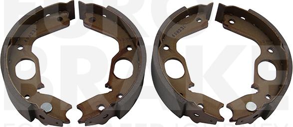 Eurobrake 58492730645 - Комплект тормозов, ручник, парковка autodnr.net