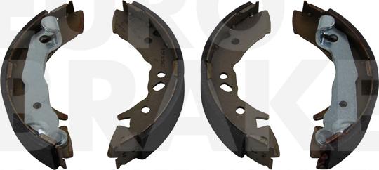 Eurobrake 58492734627 - Комплект гальм, барабанний механізм autocars.com.ua