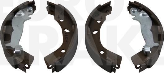 Eurobrake 58492734737 - Комплект гальм, барабанний механізм autocars.com.ua