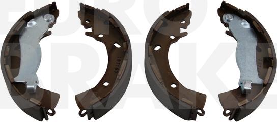 Eurobrake 58492735828 - Комплект гальм, барабанний механізм autocars.com.ua