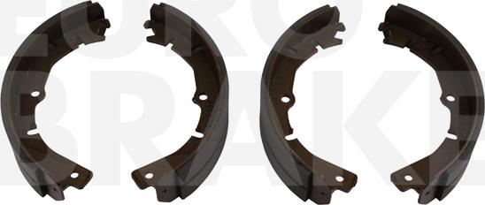 Eurobrake 58492736224 - Комплект гальм, барабанний механізм autocars.com.ua