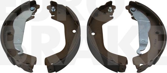 Eurobrake 58492736826 - Комплект гальм, барабанний механізм autocars.com.ua