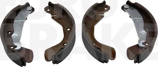 Eurobrake 58492736857 - Комплект гальм, барабанний механізм autocars.com.ua