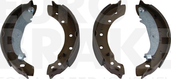 Eurobrake 58492737736 - Комплект гальм, барабанний механізм autocars.com.ua