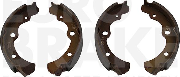 Eurobrake 58492744449 - Комплект тормозных колодок, барабанные autodnr.net