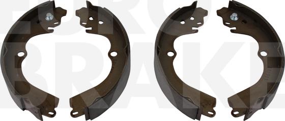 Eurobrake 58492744551 - Комплект гальм, барабанний механізм autocars.com.ua