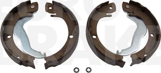 Eurobrake 58492745809 - Комплект тормозов, ручник, парковка autodnr.net