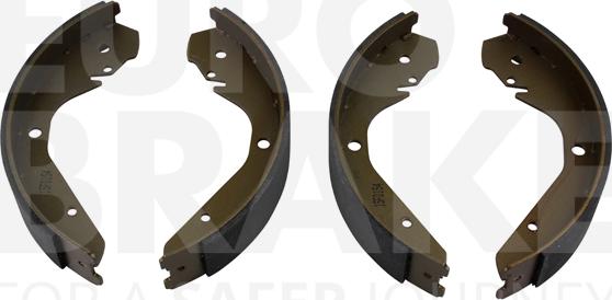 Eurobrake 58492747249 - Комплект гальм, барабанний механізм autocars.com.ua